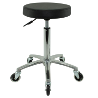 Rollhocker auf Gummirollen höhenverstellbar -...