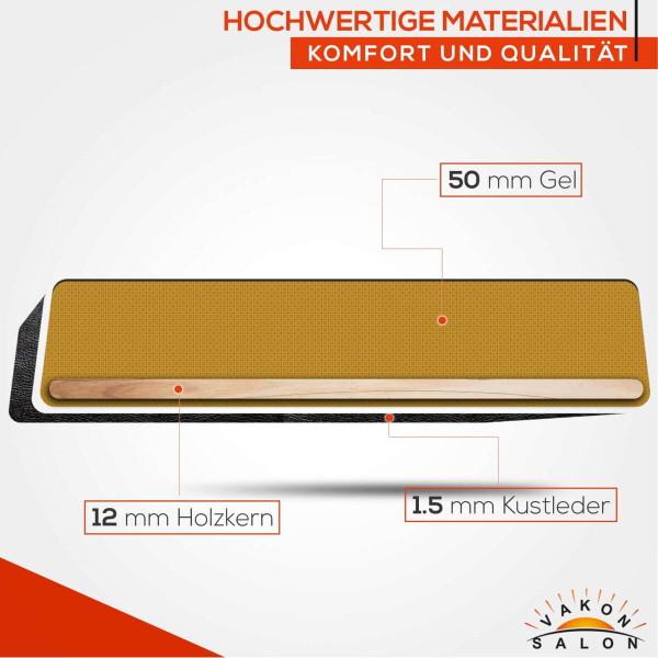 Breitsitz Arbeitshocker auf Rollen höhenverstellbar - Drehhocker, Rollhocker, Praxishocker