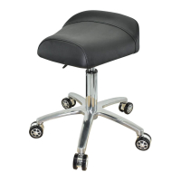 Breitsitz Arbeitshocker auf Rollen höhenverstellbar - Drehhocker, Rollhocker, Praxishocker